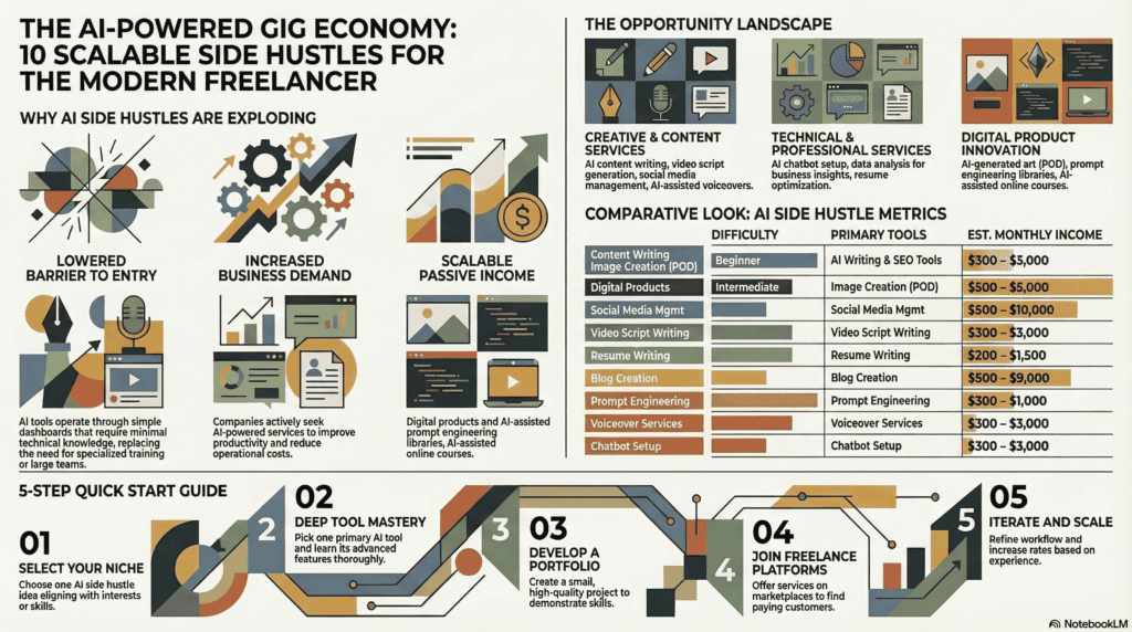 AI-Powered Gig Economy Side Hustles