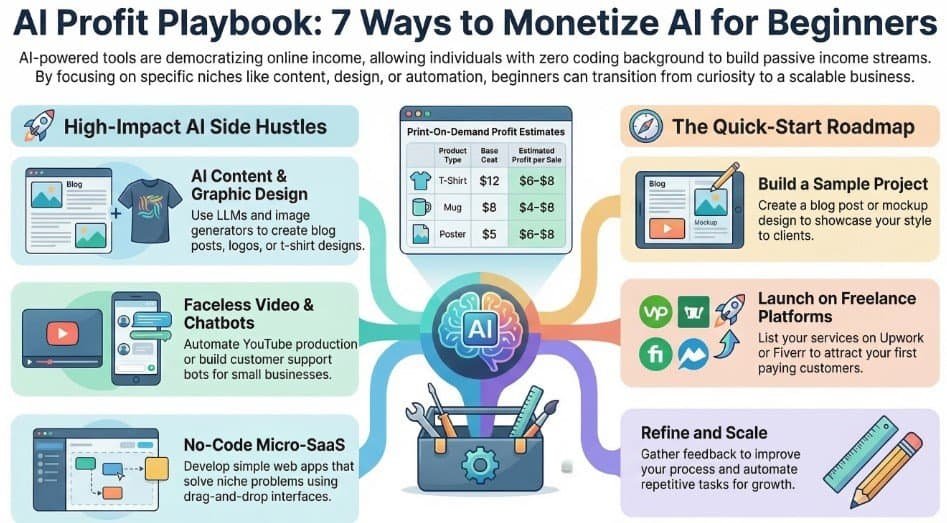 7 Ways to Make Money with AI Even If You’re a Beginner 6 7 ways to monetize AI for beginners